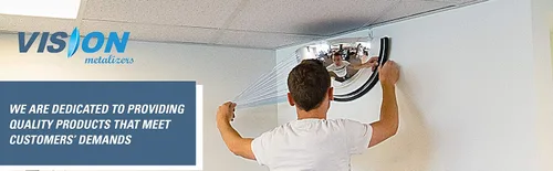Miniatura 3 de 18” Espejo convexo acrílico de seguridad exterior y de punto ciego para estacionamiento, garaje, tienda, almacén, oficina y más - Vision Metalizers
