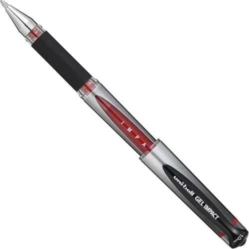 Miniatura 7 de Uniball Uni-Ball UM-153S Gel Impact - Bolígrafo de gel de 0.039 pulgadas, cuerpo elegante y ligero, tinta ultra suave, tinta azul, paquete de 1