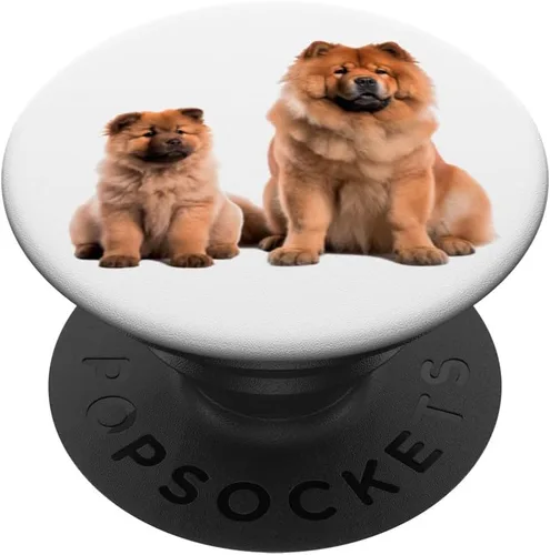Miniatura 6 de Cute Chow Chow Dogs PopSockets MagSafe PopGrip para iPhone