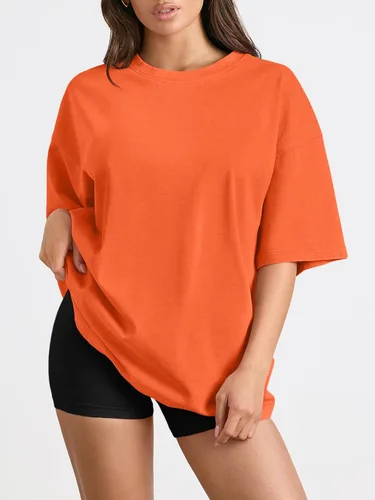 Miniatura 20 de Trendy Queen - Camisetas de entrenamiento de moda para mujer, camisetas atléticas de manga corta para verano y primavera, disponibles en tallas