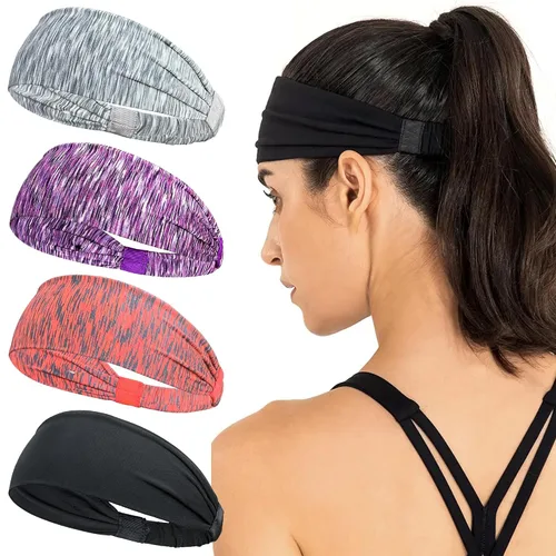 Miniatura 8 de CÉLLOT - Paquete de 12 bandas para la cabeza para correr para hombres, banda para el sudor deportiva para mujeres, banda para la cabeza deportiva