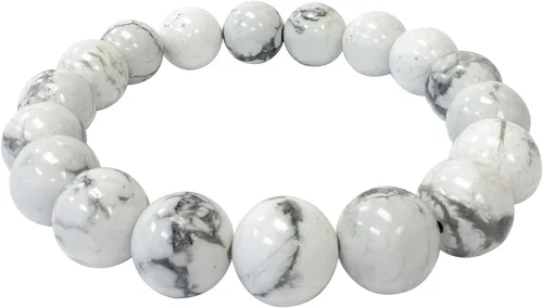 Miniatura 362 de Gem Avenue Handmade Round Bead Stretch Bracelet Unisex Natural Stone Beaded Jewelry for Men & Women, Elastic Wristband for Daily Wear