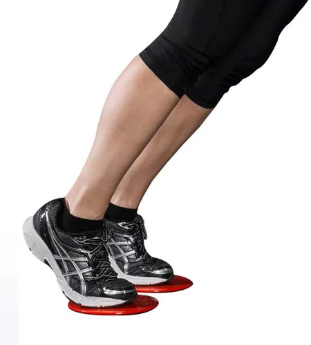 Miniatura 2 de Glide Discs - Planeadores de doble cara para alfombras o pisos de madera dura, equipo de ejercicio abdominal con guía de entrenamiento más