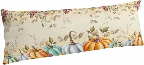 Miniatura 18 de Funda de almohada corporal de árbol del bosque gris, fundas de almohada suaves decorativas para sofá largo lumbar con cierre de sobre, madera