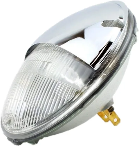 Miniatura 4 de Octane Lighting 5.75 "5-3/4" acero inoxidable pulido media luna escudos cubre cuádruple faro lámpara cubierta par para H5006 H5001 4000 50001 coche