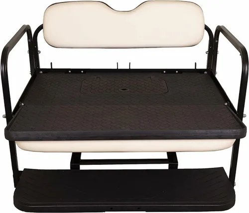 Miniatura 6 de Mach3 Yamaha G19 / G22 Kit de asiento trasero abatible para carrito de golf Blanco