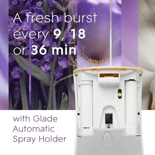 Miniatura 6 de Glade Recambio automático en aerosol, lavanda y vainilla, 6.2 onzas (paquete de 3)
