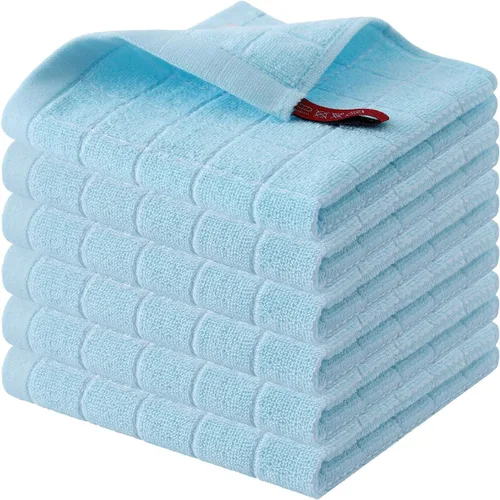 Miniatura 69 de Homaxy Paños de cocina 100% algodón de felpa, toallas de cocina ultra suaves y absorbentes para la cocina, adecuadas para secar y lavar platos