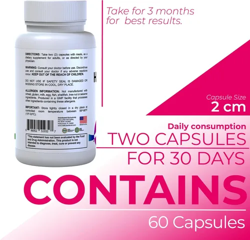 Miniatura 5 de HallMultiWomen - Multivitamínico para mujeres 60 cápsulas con biotina, zinc, magnesio, vitaminas A, C, D, E y complejo B Suplemento diario