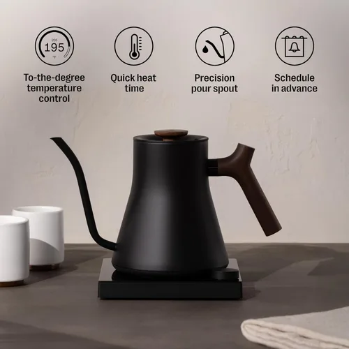 Miniatura 5 de Fellow Stagg EKG Pro Studio Edition - Tetera eléctrica de cuello de cisne - Para café y té, calentamiento rápido, control preciso de temperatura