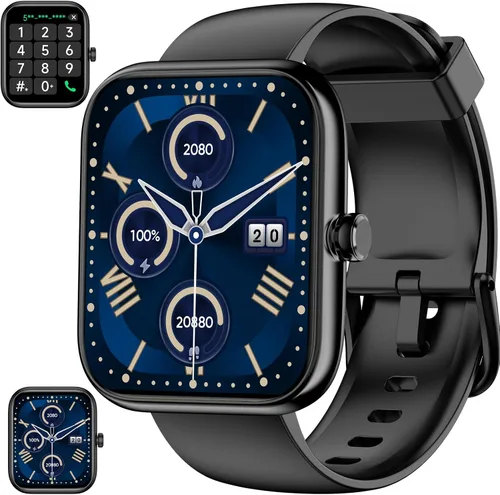 Miniatura 9 de BOOOMIC Reloj inteligente para hombres y mujeres con Alexa integrado, 1.83 pulgadas HD Full Touch, llamadas Bluetooth, monitor de sueño