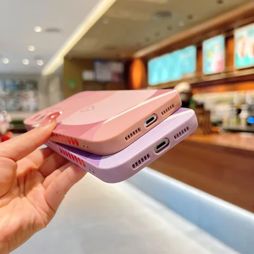 Miniatura 7 de Funda para teléfono compatible con iPhone 15 Plus de 6.7 pulgadas, bonito patrón de corazón pintado con diseño de corazón, protector completo