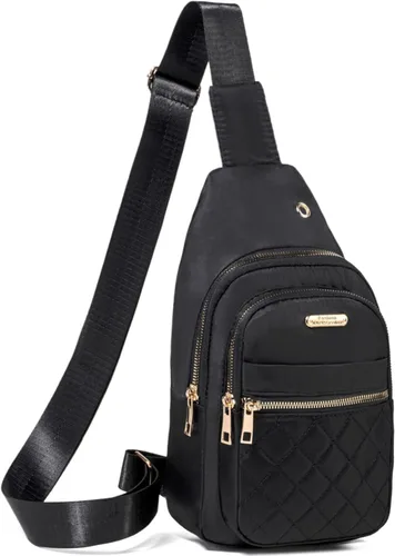 Miniatura 32 de Banelu Mochila Pequeño Bolso Bandolera para Mujeres de Moda, Bolso Pequeño de Cadera de Cruz Mochila de Senderismo de Viaje