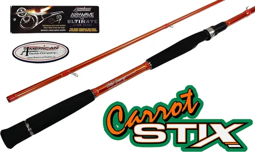 Miniatura 2 de Caña de pescar plegable de 2 piezas Spinning Wild Wild Orange Giant Size Salmon Steelhead