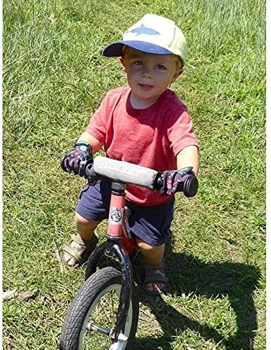 Miniatura 5 de ZippyRooz Guantes de bicicleta largos para niños pequeños y pequeños