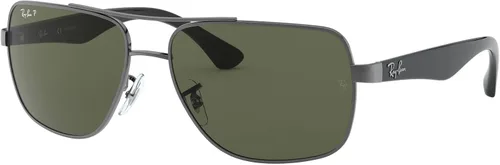 Miniatura 2 de Ray-Ban RB3483 - Gafas de sol cuadradas de metal para hombre