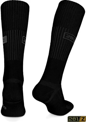 Miniatura 3 de 281Z Calcetines militares para botas - Trekking táctico senderismo - Deporte atlético al aire libre (negro)