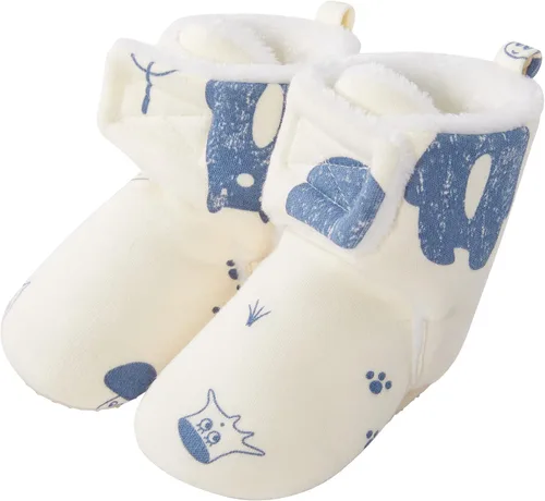 Miniatura 2 de pureborn Botines de invierno para bebé, de forro polar, antideslizantes, para cuna