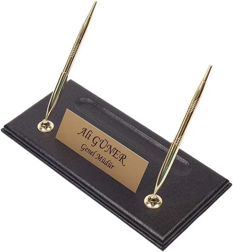 Miniatura 5 de Juego de escritorio de cuero, juego de organizador de escritorio, accesorios de escritorio de oficina, soporte para calendario, 8 accesorios