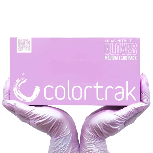 Miniatura 22 de Colortrak Luminous Collection - Guantes desechables de nitrilo, color lila escarcha, pequeños, de un solo uso, seguros para alérgicos, sin látex