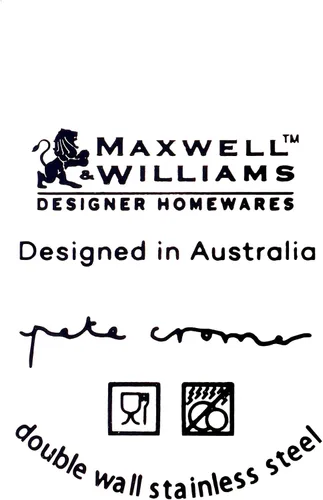 Miniatura 6 de Maxwell & Williams Pete Cromer - Botella de agua aislada, diseño de martín pescador azul, acero inoxidable sin BPA, 0.2 fl oz
