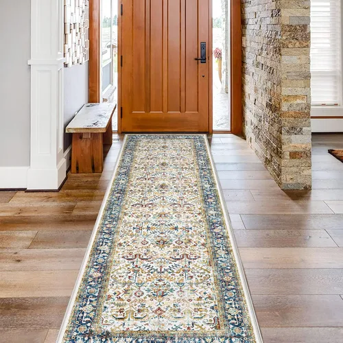 Miniatura 65 de Alfombra de pasillo lavable de 2 x 3 pies - Alfombra antideslizante resistente a las manchas, alfombras y tapetes de cocina duraderos