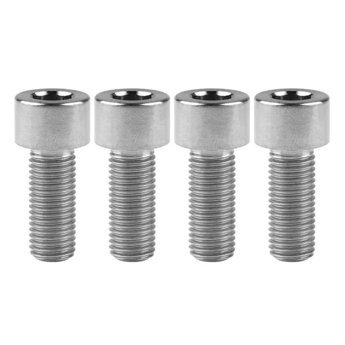 Miniatura 22 de Tornillos Allen de cabeza hueca de titanio M10 20 25 30 35 40 45 50 55 2.362 in Tornillos paquete de 4 (M10 x 0.787 in, paso 0.049 in, negro)