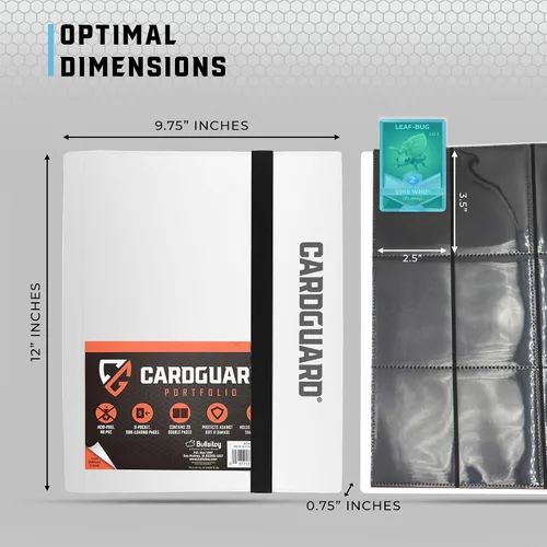 Miniatura 4 de CardGuard Carpeta de tarjetas coleccionables Pro-Folio – Carpeta de 9 bolsillos – Álbum de carga lateral, almacenamiento duradero y sin ácidos