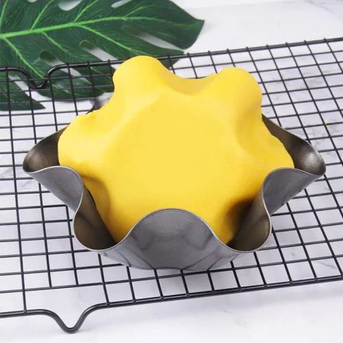 Miniatura 4 de EKDJKK Moldes para hacer ensaladas de taco, 4 paquetes de tazones antiadherentes de acero al carbono para hornear, para tortillas, moldes