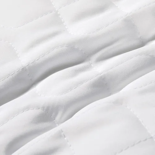 Miniatura 6 de puredown Juego de 2 almohadas acolchadas de plumas de ganso, color blanco, tamaño Queen estándar