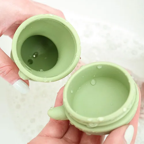 Miniatura 7 de Ginbear Juguetes de baño de silicona para bebés, no tóxicos, sin moho, juguetes de bañera para niños de 6 meses en adelante, paquete de 4
