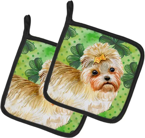 Miniatura 99 de Caroline's Treasures BB9655PTHD - Juego de soportes para ollas de cocina resistentes al calor, almohadillas calientes para horno, 7 1/2 x 7 1/2