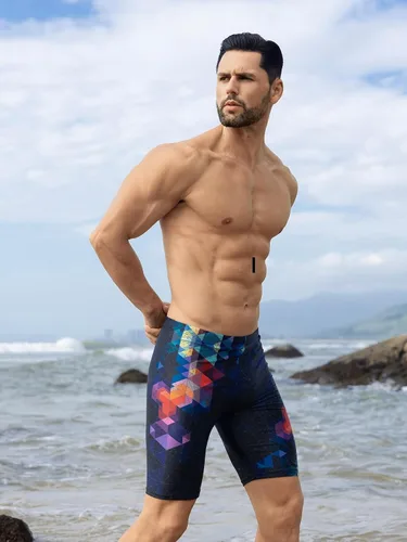 Miniatura 9 de 361 Swim Jammers for Men, Pro Racing Training Swimsuit, Chlorine Resistant Endurance Swimming Pants