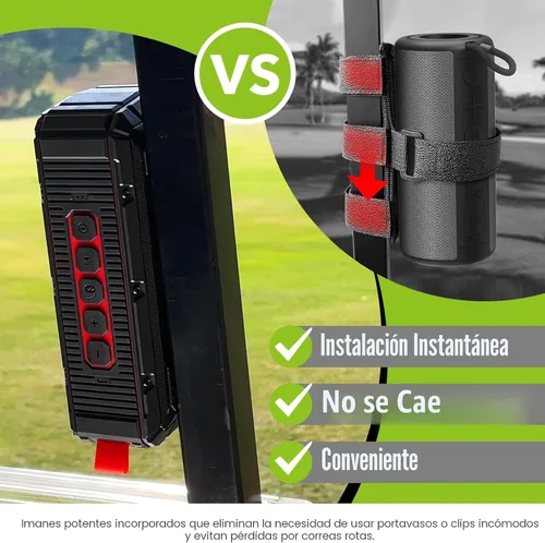 Miniatura 2 de Altavoz de golf Bluetooth magnético portátil profesional inalámbrico impermeable IPX6/a prueba de golpes de tercera generación altavoces magnéticos