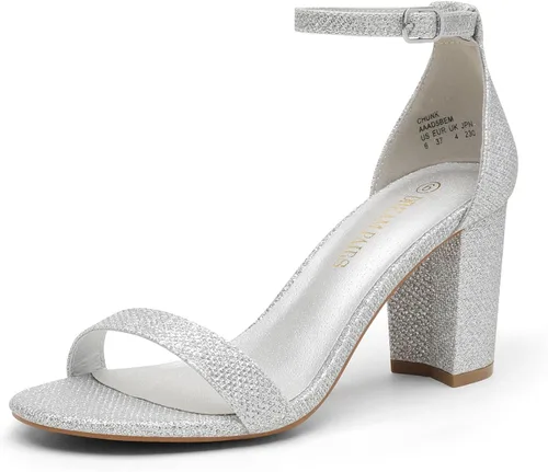 Miniatura 32 de DREAM PAIRS - Sandalias de tacón grueso y bajo para mujer
