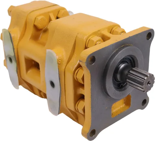 Miniatura 3 de HOLDWELL Bomba tándem hidráulica 07400-30102 0740030102 0740030100 compatible con el cargador de orugas Komatsu D75S-3 D75S-5