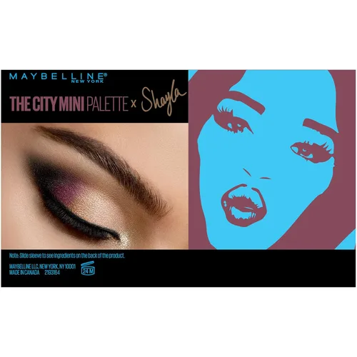 Miniatura 2 de Maybelline New York Makeup The City Mini paleta de sombras de ojos X Shayla, paleta de sombras de ojos Shayla, 0.14 onzas, 1 unidad (paquete de 1)