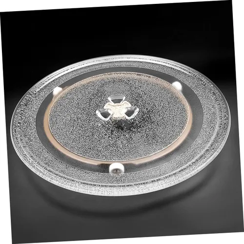 Miniatura 4 de 2pcs Soporte de placa giratoria de microondas Material accesorio de rodillo de placa de vidrio para hornos de microondas y reemplazo conveniente