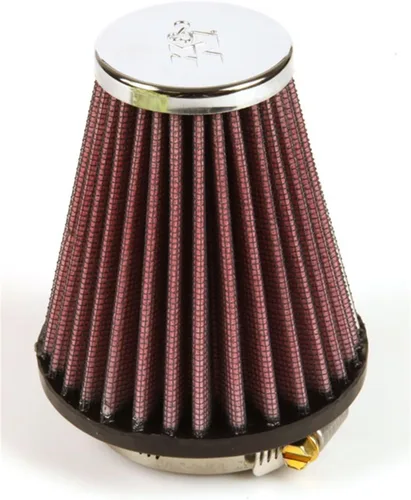Miniatura 5 de K&N Filtro de aire universal con abrazadera original de alto flujo de por vida: alto rendimiento, premium: diámetro de brida: 2.0625 pulgadas