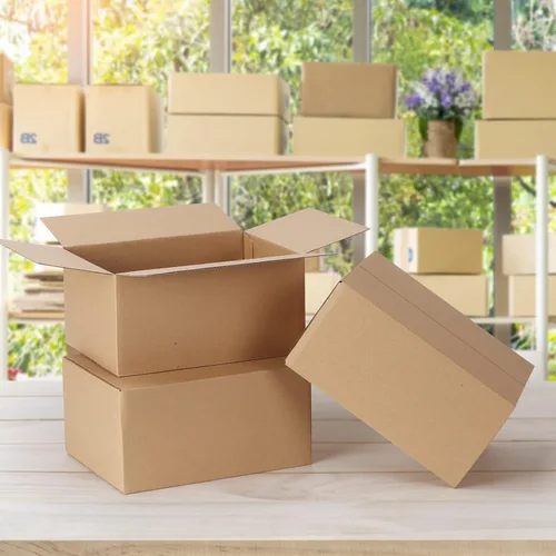 Miniatura 6 de CRUGLA Paquete de 40 cajas de envío de 8 x 6 x 4, cajas de cartón para pequeñas empresas, caja de correo corrugada a granel para embalaje