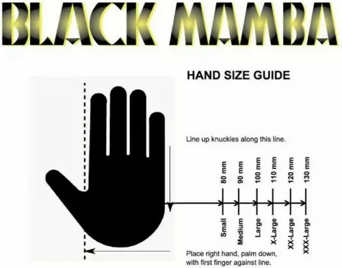 Miniatura 7 de Caja de 100 guantes Black Mamba de nitrilo negro, muy resistentes