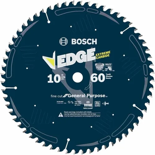 Miniatura 13 de BOSCH DCB760 - Hoja de sierra circular de 7-1/4 pulgadas con borde de 60 dientes para acabado extrafino