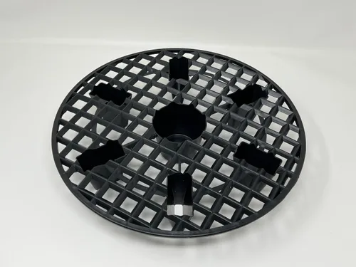 Miniatura 7 de Elevadores de Macetas Naturales de 13 Pulgadas para Plantas de Interiores y Exteriores, Soporte para Macetas de Tela de Plástico, Bandeja Elevadora