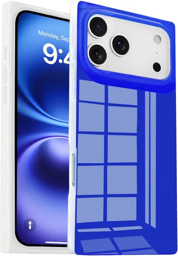 Miniatura 27 de Funda rectangular compatible con iPhone 15 Neon para mujer, diseño de lujo de fluorescencia brillante, flexible, suave, delgada, de gel de goma TPU