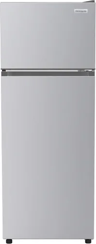 Frigidaire, refrigerador de 2 puertas tamaño apartamento con congelador, 7.5 pies cúbicos, estantes ajustables a prueba de derrames, compartimentos