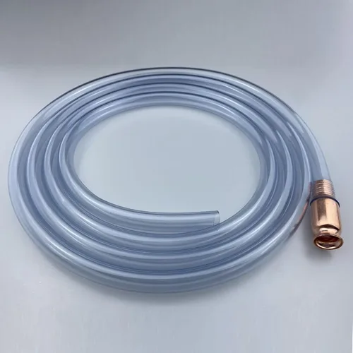 Miniatura 2 de Darnassus Bomba de manguera de sifón, bomba manual de transferencia de combustible para gasolina, aceite de gas, combustible, petróleo, diésel