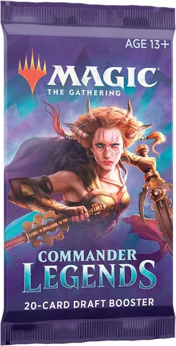 Miniatura 3 de Magic The Gathering Commander Legends Booster Pack - 2 leyendas - Total 20 cartas MTG (1 potenciador de borrador)