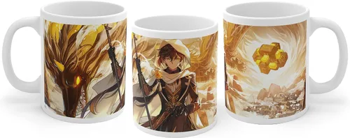 Miniatura 4 de DoubleChin Taza de impacto Genshin - Zhongli