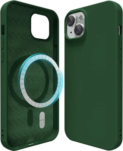 Miniatura 156 de oakxco Funda de silicona para iPhone 12 Pro Max, magnética, compatible con carga inalámbrica Magsafe, cubierta protectora de goma suave y delgada