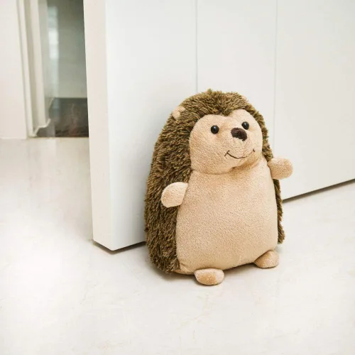 Miniatura 20 de Marwood Lindo tope de puerta decorativo para el hogar y la oficina, tope de puerta interior con peso de alpaca de tela de animal de peluche Gorra